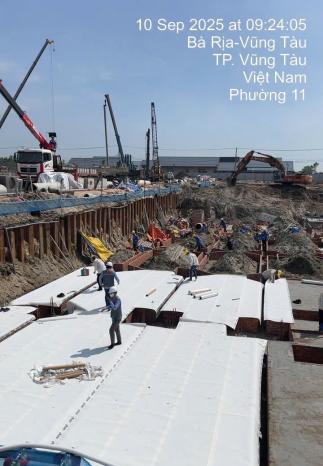 [Blanca City] - Thi công chống thấm sàn, vách hầm